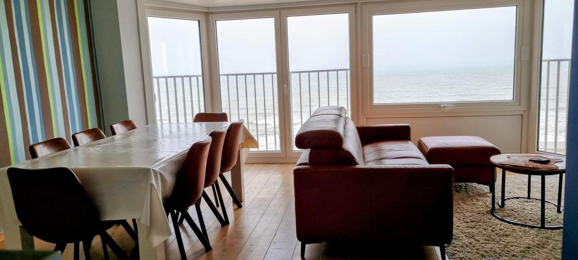 Zeedijk 241, Uitzicht Op Zee, Vue Sur La Mer Koksijde Esterno foto